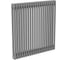 Трубчатый радиатор Теплофорт, 25 секций ТЕПЛОФОРТ ТР 2080-25, НП 1/2, ТВ, серо-алюминиевый 1