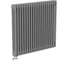 Трубчатый радиатор Теплофорт 43 секций ТР 3080-43, НП 1/2, серо-алюминиевый 1