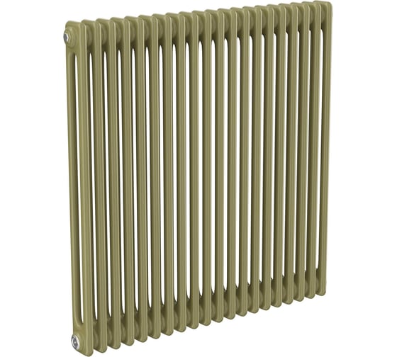 Трубчатый радиатор Теплофорт  23 секций ТР 2057-23, БП 3/4, серо-бежевый