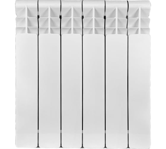 Радиатор биметаллический Valfex BASE 500/80, 6 секций 858 Вт VF.BM.500.80.06.B