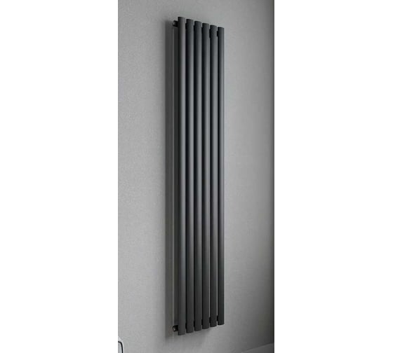 Трубчатый стальной радиатор отопления Faberg Anicassa 1, Высота 1800мм, 6 секций, RAL7016. Подключение: Нижнее FB.705.1.1800.6.7016