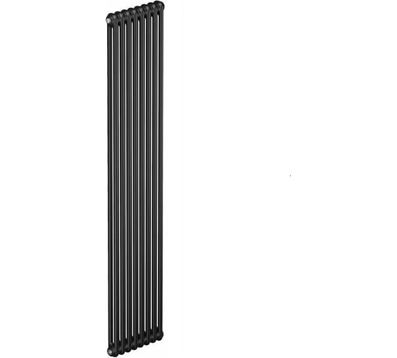 Радиатор трубчатый RIFAR TUBOG 2180 Чёрный янтарь мат. 08 секц. бок. TUB 2180-08-BM