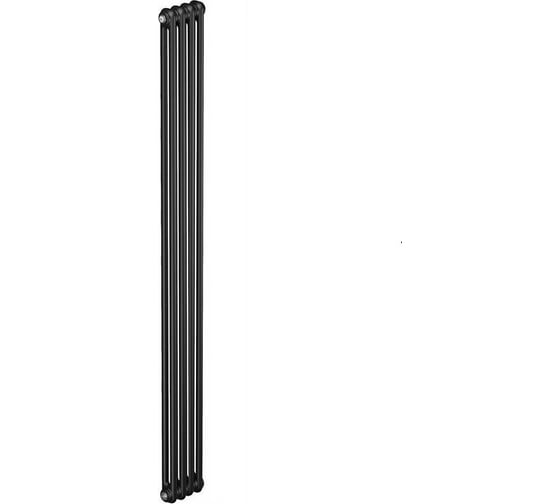 Радиатор трубчатый RIFAR TUBOG 2180 Чёрный янтарь мат. 04 секции бок. TUB 2180-04-BM