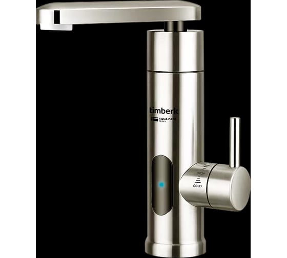 Проточный кран Timberk 3,6 кВт (Сталь, LED, душ) T-IT3-MD-R14