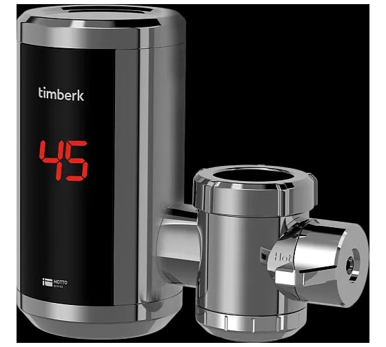 Проточный кран Timberk 3,6 кВт (Сталь, LED) T-IT3-MD-R10