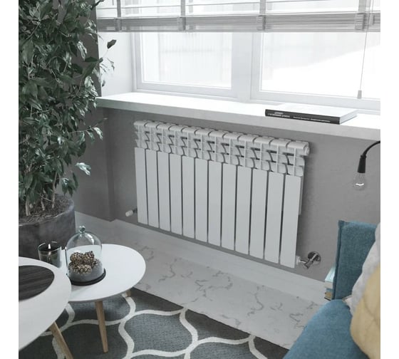 Алюминиевый секционный радиатор отопления KONNER LUX 80/500 - 4 секции 6128654
