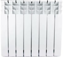 Алюминиевый секционный радиатор отопления KONNER PRO 100/500 10 секций - повышенная теплоотдача 6133469