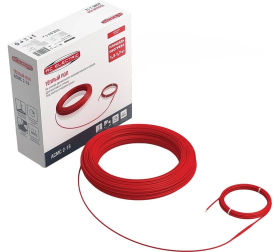Нагревательный кабель AC ELECTRIC ACMC 2-18-1500 комплект теплого пола НС-1221173