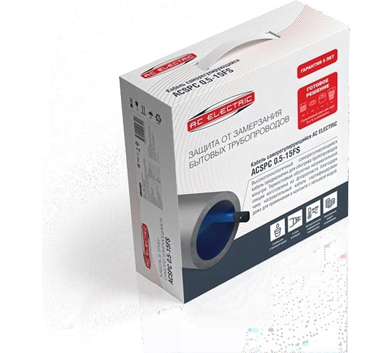 Саморегулирующийся кабель AC ELECTRIC ACSC 1.2-30PS-200 НС-1215093