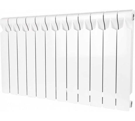 Алюминиевый радиатор STOUT VEGA 500 12 секций, боковое подключение SRA-1310-050012 RG00908P2I2E7V