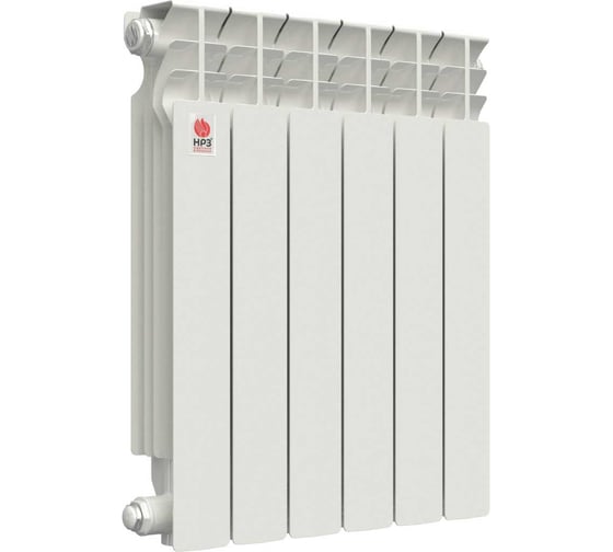 Алюминиевый радиатор НРЗ ЛЮКС 12 секций, 500/100 2220 Вт 55883