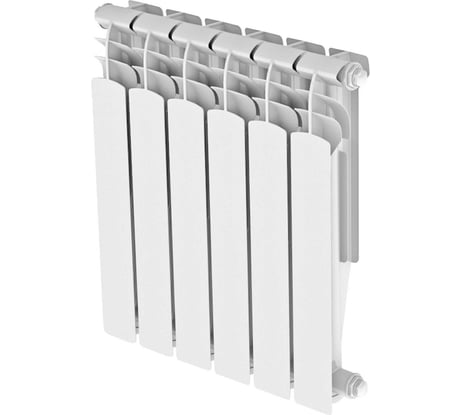 Алюминиевый радиатор Невинномысский Радиаторный Завод серия Оптима 6 секций, 500/100 4603335720467