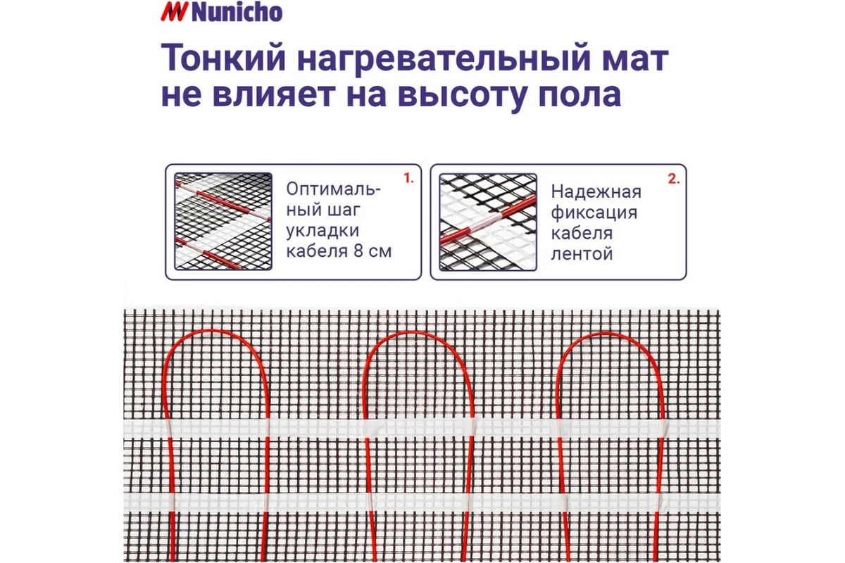 Электрический теплый пол 2 квадрата