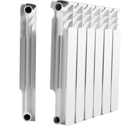 Биметаллический радиатор МЕТАЛЛСЕРВИС THERMA Q1 500/80 6 секций 1223397