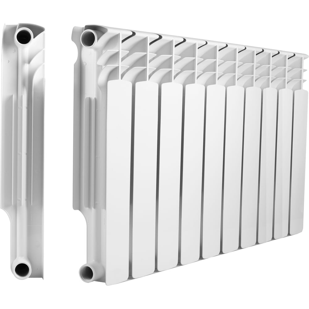 Биметаллический радиатор THERMA Q2 500/100 10 секций МЕТАЛЛСЕРВИС ...