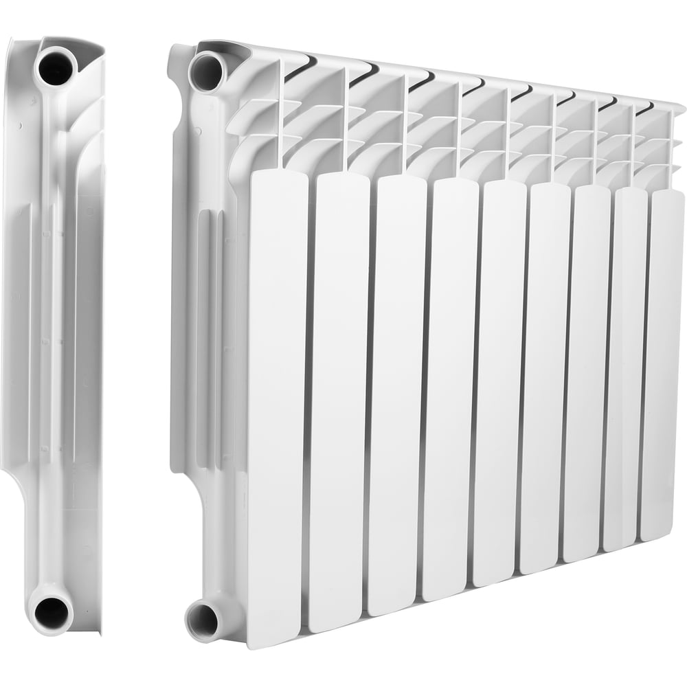 Биметаллический радиатор МЕТАЛЛСЕРВИС THERMA Q2 500/100 9 секций ...