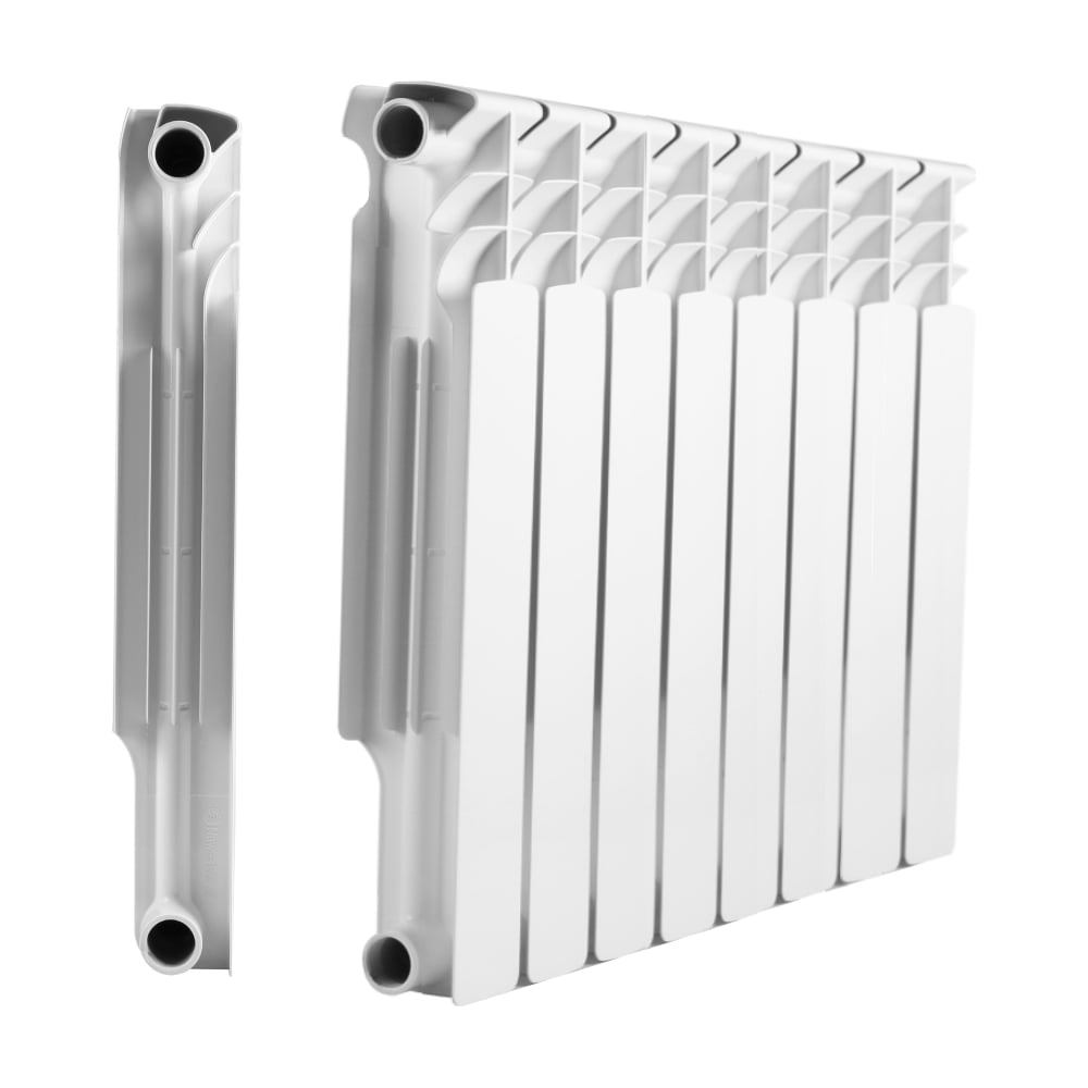 Биметаллический радиатор МЕТАЛЛСЕРВИС THERMA Q2 500/80 8 секций 1223375 ...