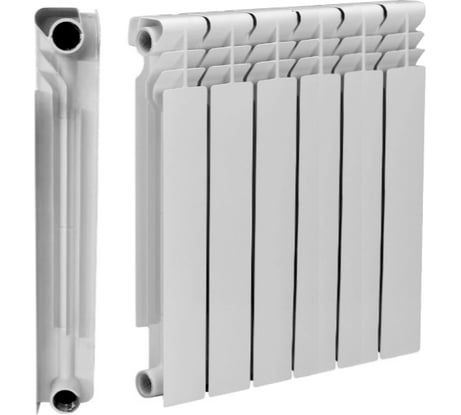 Биметаллический радиатор МЕТАЛЛСЕРВИС THERMA Q3 500/80 6 секций 1223411