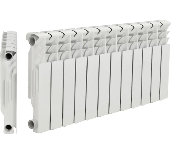 Алюминиевый радиатор МЕТАЛЛСЕРВИС THERMA Q2 350/80 12 секций 1223467