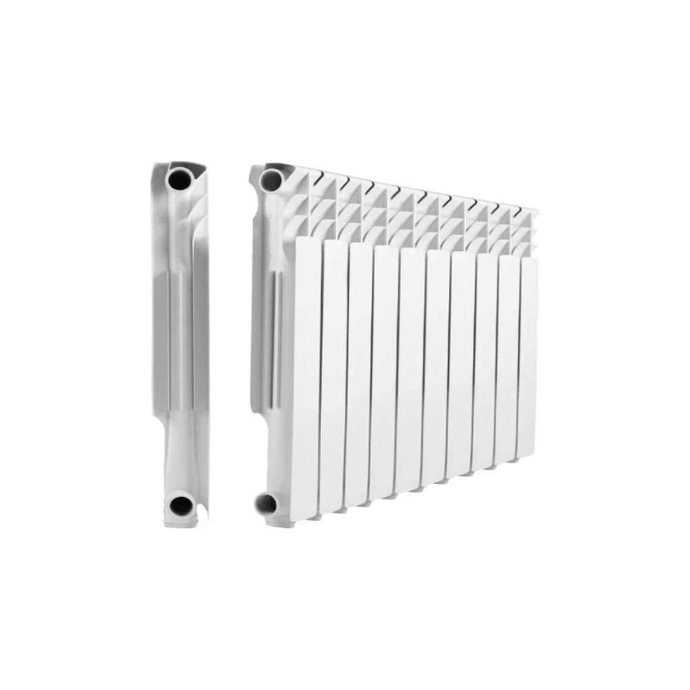 Алюминиевый радиатор МЕТАЛЛСЕРВИС THERMA Q2 500/80 10 секции 1223447 ...