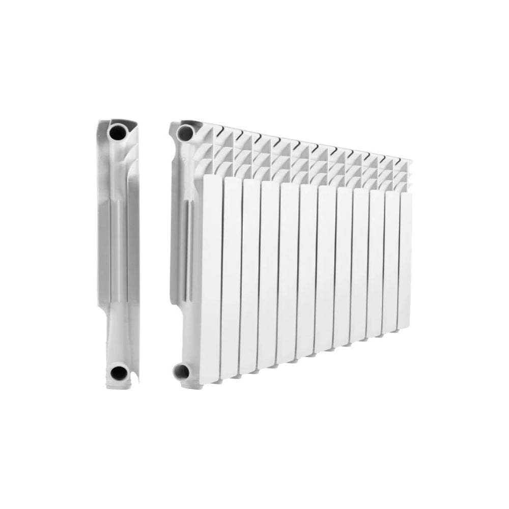 Алюминиевый радиатор МЕТАЛЛСЕРВИС THERMA Q2 500/80 12 секции 1223448 ...