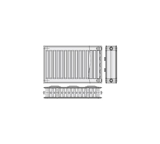 Стальной панельный радиатор COPA 22 500х900