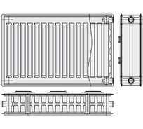 Стальной панельный радиатор COPA 22 500х1600