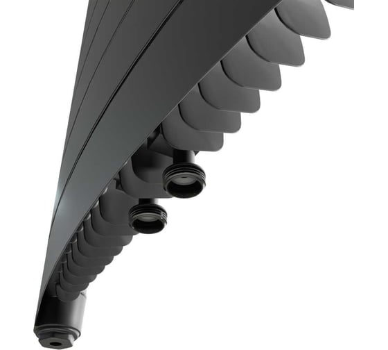Биметаллический радиатор RIFAR CONVEX Ventil 500 Титан 22 секц. нижн. R-CV-500-22-V-TI