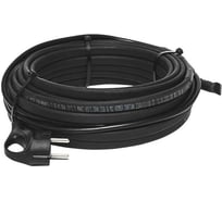 Саморегулирующийся нагревательный кабель EKF StopFrost 17 Вт/м, для обогрева трубопроводов, 1 м SF-17-1