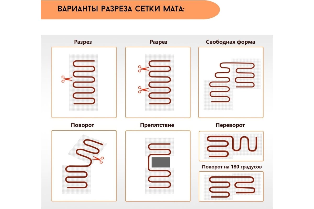 Теплый пол электрический под плитку ТеплоСофт 7м.кв. 1050Вт с  терморегулятором 71050/22 - выгодная цена, отзывы, характеристики, фото -  купить в Москве и РФ