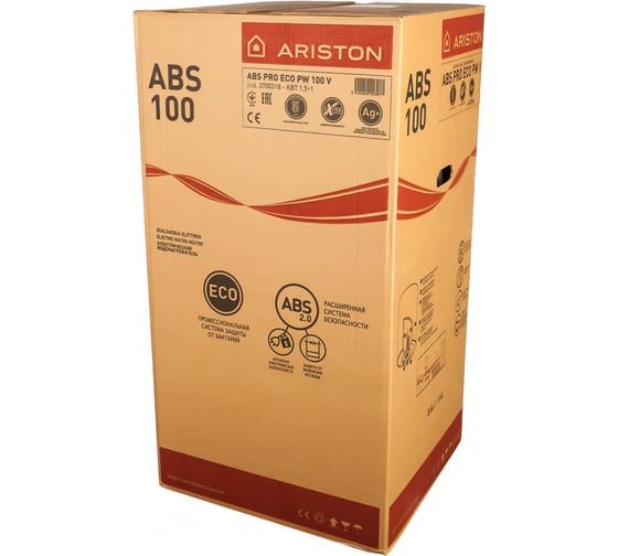 Электрический накопительный водонагреватель Ariston ABS PRO ECO PW 100 V
