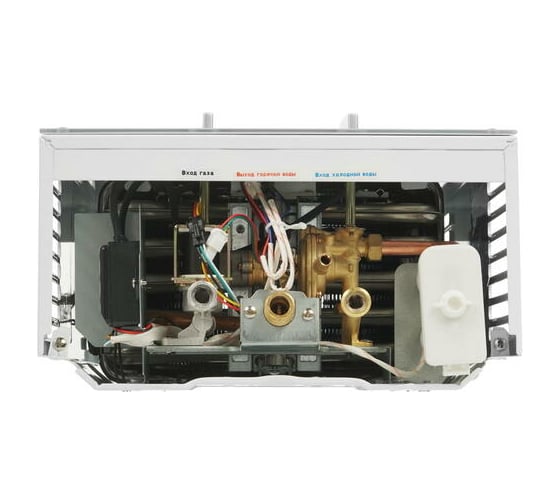 Газовый проточный водонагреватель WERTRUS 10EG WHITE GLASS W1409