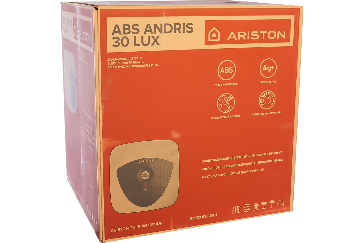 Электрический накопительный водонагреватель Ariston ABS ANDRIS LUX 30 .
