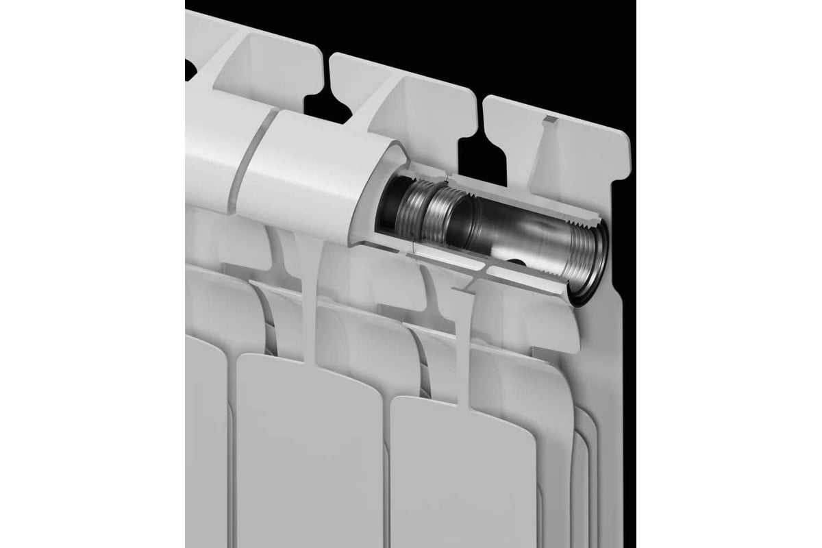 Биметаллический радиатор RIFAR ECOBUILD 300 12 секц. бок. R-EB-300-12 ...