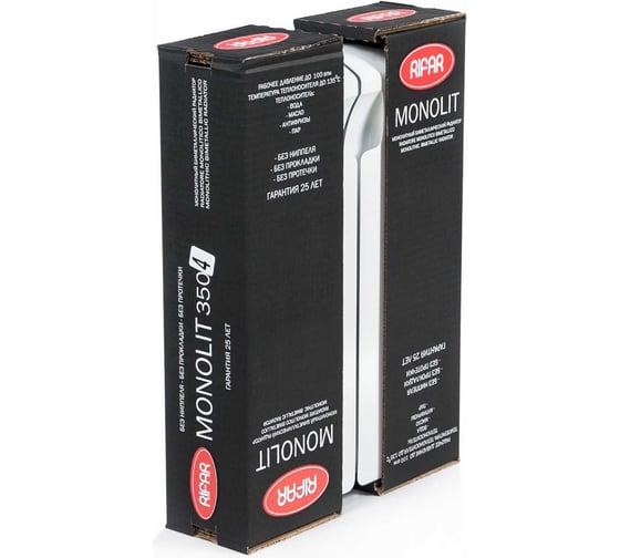 Биметаллический радиатор RIFAR MONOLIT 300 04 секц. бок. R-MN-300-04