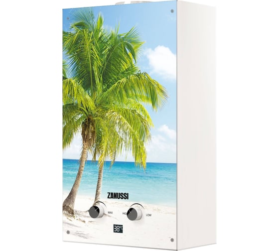 Газовая колонка Zanussi GWH 10 Fonte Glass Paradiso НС-1077262 1