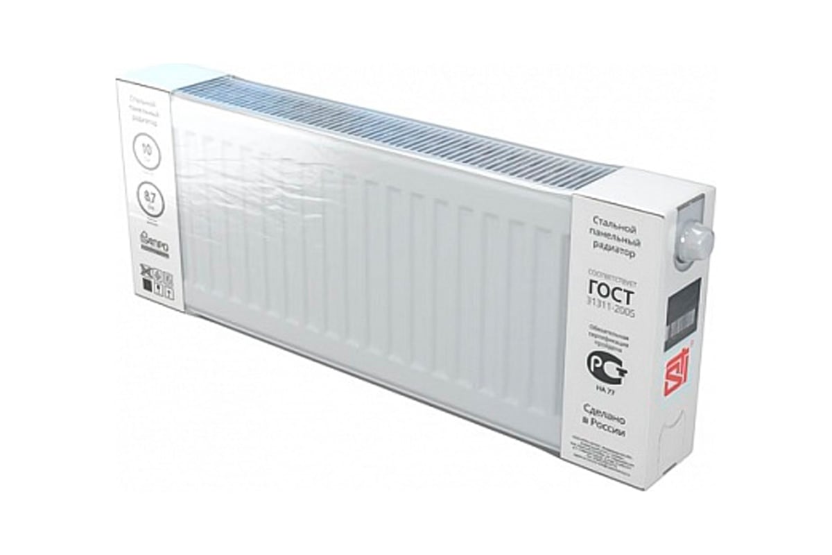 Стальной панельный радиатор STI VENTIL COMPACT 300-800, тип 22 D220 ...