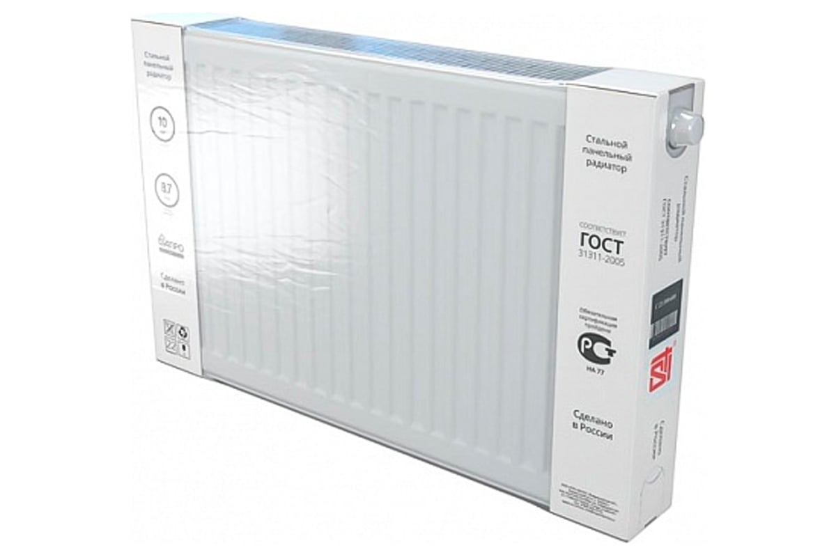 Стальной панельный радиатор STI VENTIL COMPACT 500-1100, тип 22 D220 ...