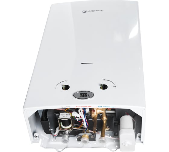 Газовый проточный водонагреватель WERTRUS 10LC белый W1414