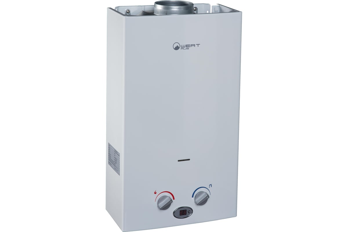 Газовый проточный водонагреватель WERTRUS 10LC серый W1415 - выгодная .