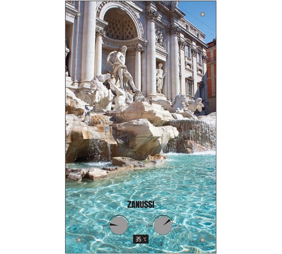Газовая колонка Zanussi GWH 10 Fonte Glass Trevi