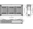 Стальной радиатор Лидея тип 22 500x900 ЛК 22-509 2