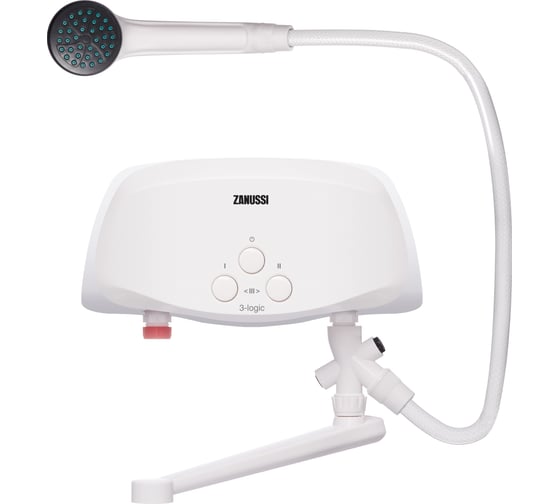 Проточный водонагреватель Zanussi 3-logic 3,5 TS, душ+кран НС-1064841