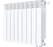 Радиатор биметаллический RIFAR BASE Ventil 500 09 секц. нижн. прав. R-BA-500-09-VR