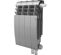 Радиатор ROYAL THERMO BiLiner 350 /Silver Satin VR - 4 секции НС-1196738