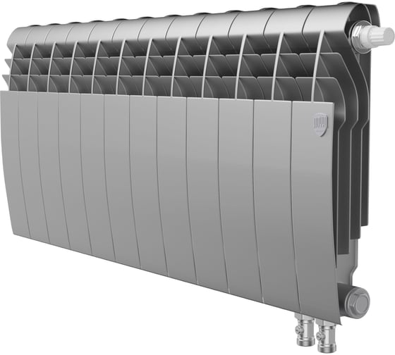 Радиатор ROYAL THERMO BiLiner 350 /Silver Satin VR - 12 секций НС-1196737