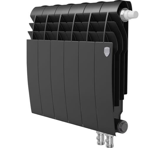 Радиатор ROYAL THERMO BiLiner 350 /Noir Sable VR - 6 секций НС-1196734