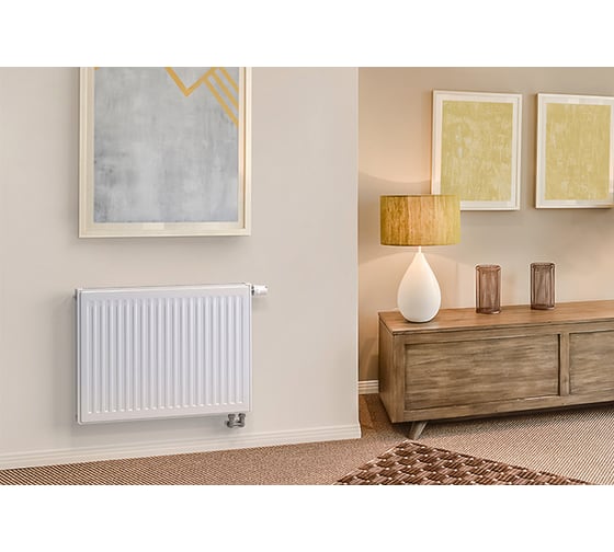 Панельный радиатор ROYAL THERMO VENTIL COMPACT VC22-300-400 RAL9016 M НС-1453147