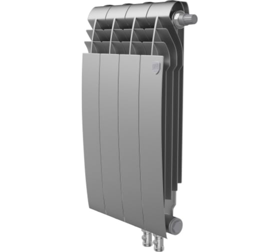 Радиатор ROYAL THERMO BiLiner 500 /Silver Satin VR - 4 секции НС-1196689