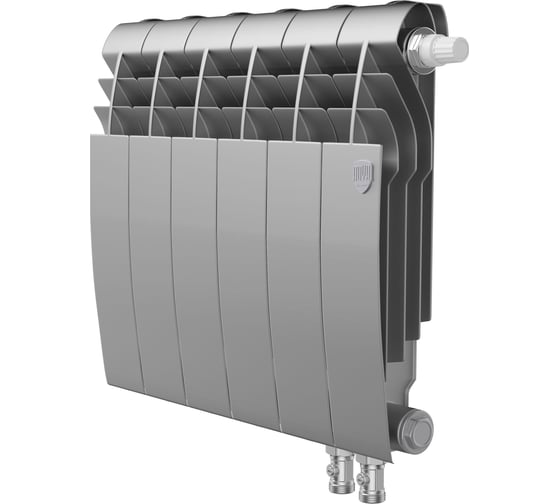 Радиатор ROYAL THERMO BiLiner 350 /Silver Satin VR - 6 секций НС-1196739 1